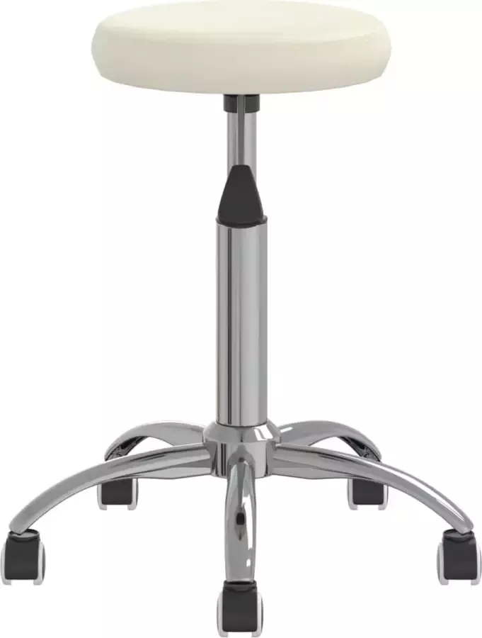 VidaXL Eetkamerstoelen 4 st kunstleer crèmekleurig