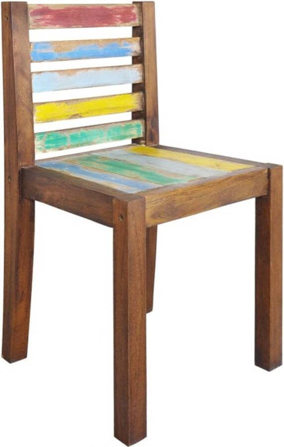 Vida XL vidaXL Eetkamerstoelen 4 st massief gerecycled hout-VXL-326180 - Foto 6