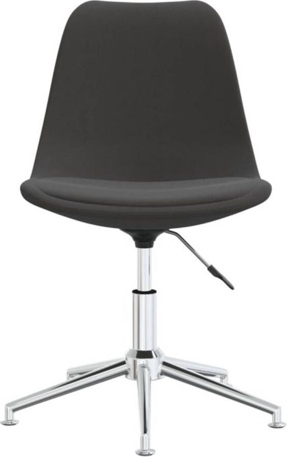 VidaXL -Eetkamerstoelen-6-st-draaibaar-stof-donkergrijs - Foto 2