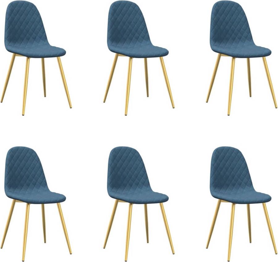 VidaXL Eetkamerstoelen Set van 6 Fluweel Lichtgrijs Eetkamerstoelen Fluweel Stoelen Grijze Stoelen Moderne Stoelen Stijlvolle Stoelen Luxe Stoelen Set Van 6 Stoelen Comfort Stoelen Dining Chairs Velvet Chairs