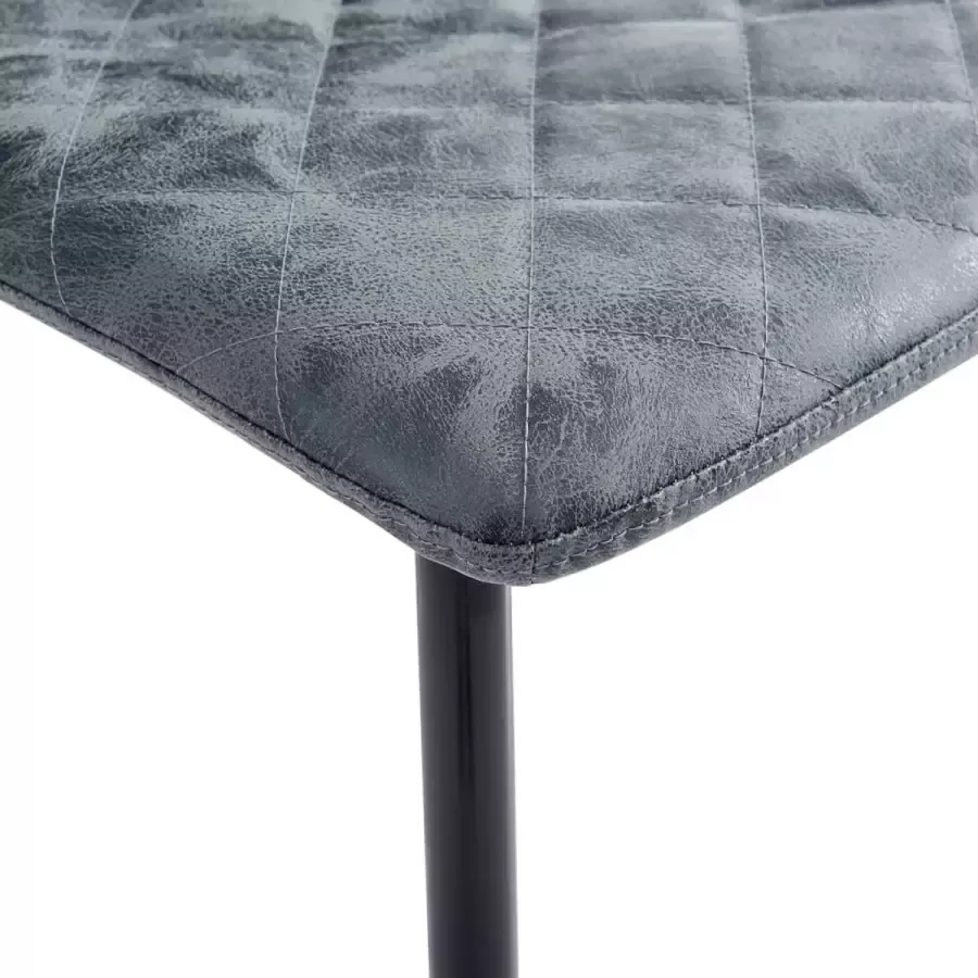 VidaXL Eetkamerstoelen 6 st kunstleer zwart - Foto 2