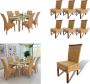 VidaXL Eetkamerstoelen 6 st natuurlijk rattan bruin Eetkamerstoel Eetkamerstoelen Keukenstoelen Keukenstoel - Thumbnail 2