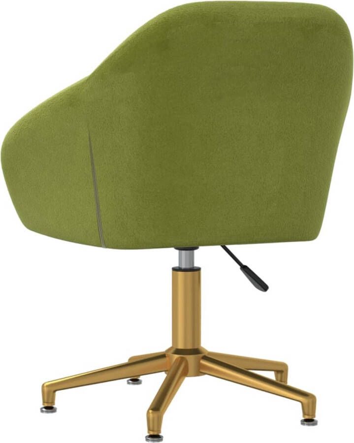 VidaXL -Eetkamerstoelen-draaibaar-2-st-fluweel-lichtgroen - Foto 2