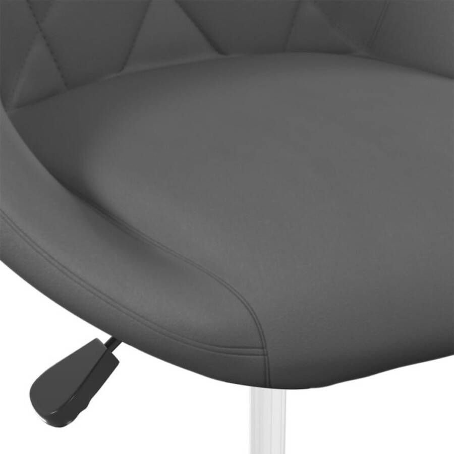 VidaXL -Eetkamerstoelen-draaibaar-4-st-fluweel-donkergrijs - Foto 2