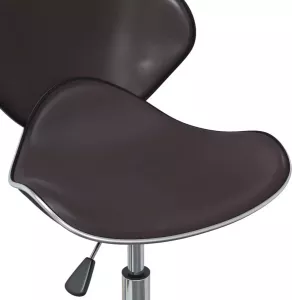 VidaXL Eetkamerstoelen draaibaar 6 st kunstleer bruin