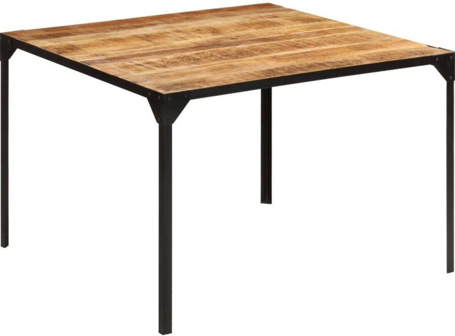 VidaXL -Eettafel-110x110x76-cm-massief-mangohout - Foto 3