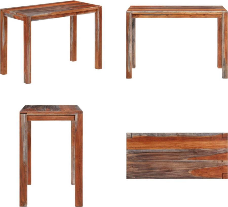 VidaXL -Eettafel-110x50x76-cm-massief-acaciahout Eettafel Eettafels Eetkamertafel Tafel