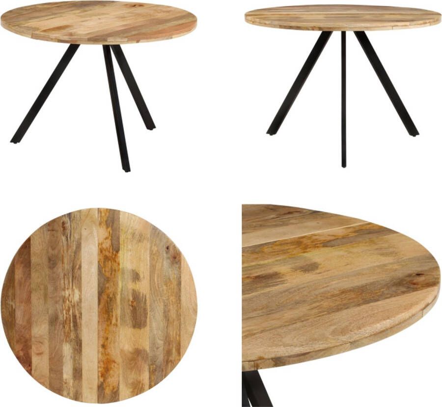 VidaXL Eettafel 110x75 cm massief mangohout Eettafel Eettafels Eetmeubel Eetkamertafel