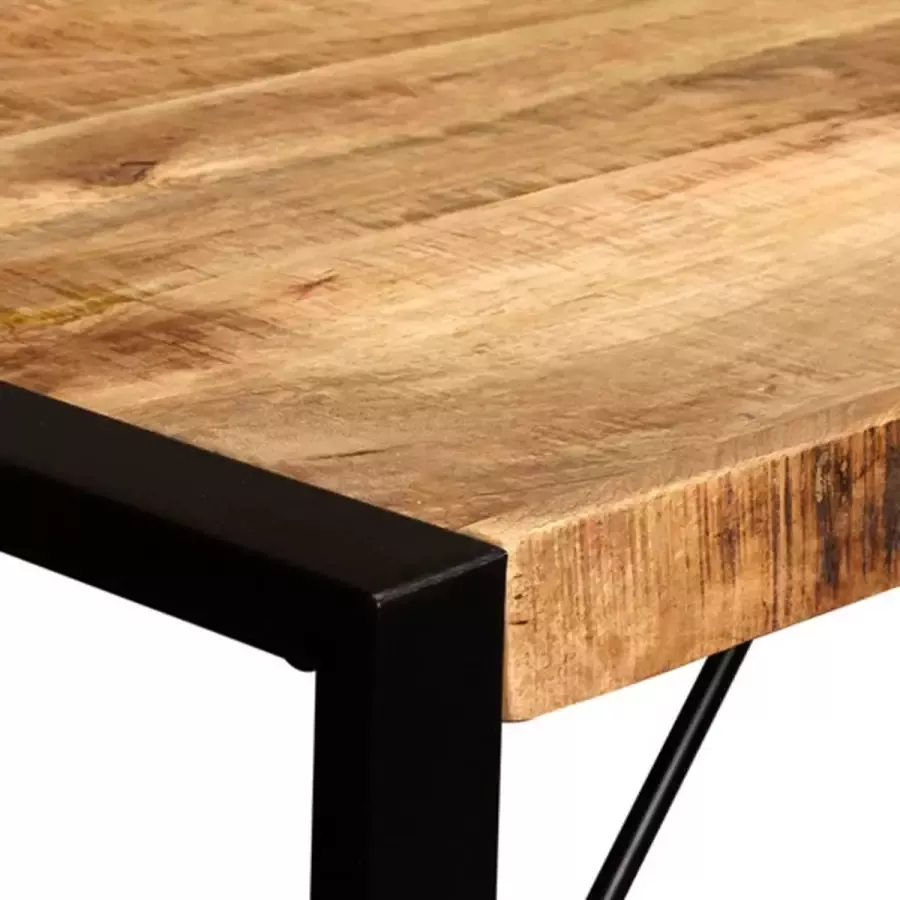 VidaXL -Eettafel-120-cm-massief-ruw-mangohout - Foto 4