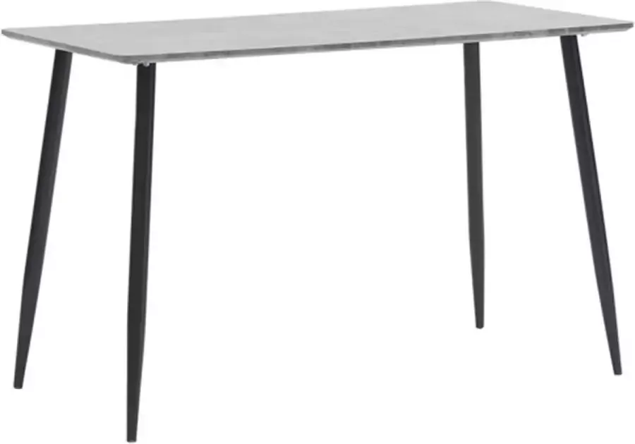 VidaXL -Eettafel-120x60x75-cm-MDF-grijs - Foto 2