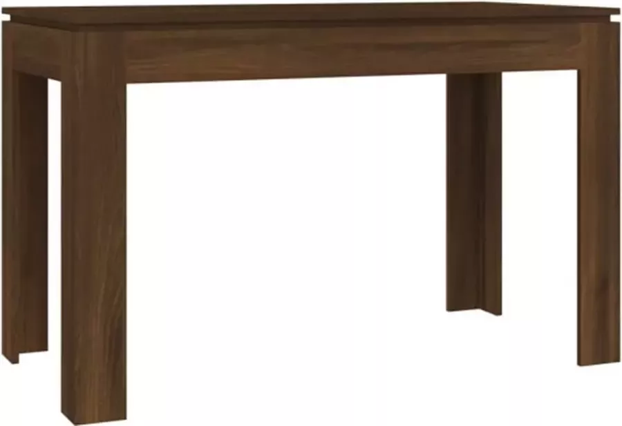 VidaXL -Eettafel-120x60x76-cm-bewerkt-hout-bruineikenkleurig - Foto 5