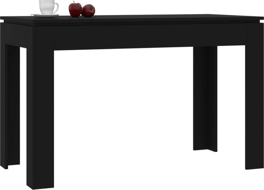 VidaXL -Eettafel-120x60x76-cm-bewerkt-hout-zwart - Foto 5