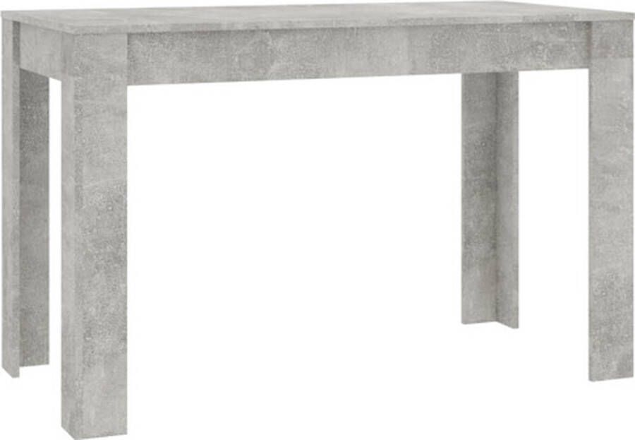 VidaXL -Eettafel-120x60x76-cm-bewerkt-hout-betongrijs - Foto 6
