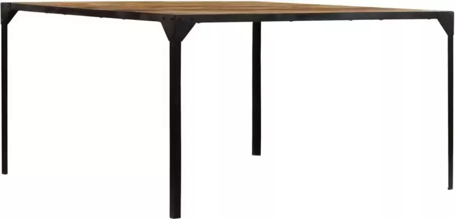 VidaXL Eettafel 140x140x76 cm massief mangohout