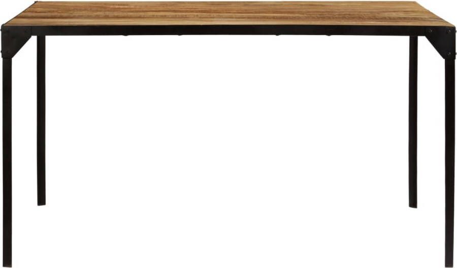 Vida XL Eettafel 140x140x76 cm massief mangohout SKU: V246628 - Foto 4