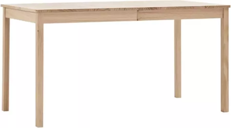 VidaXL Eettafel 140x70x73 cm grenenhout