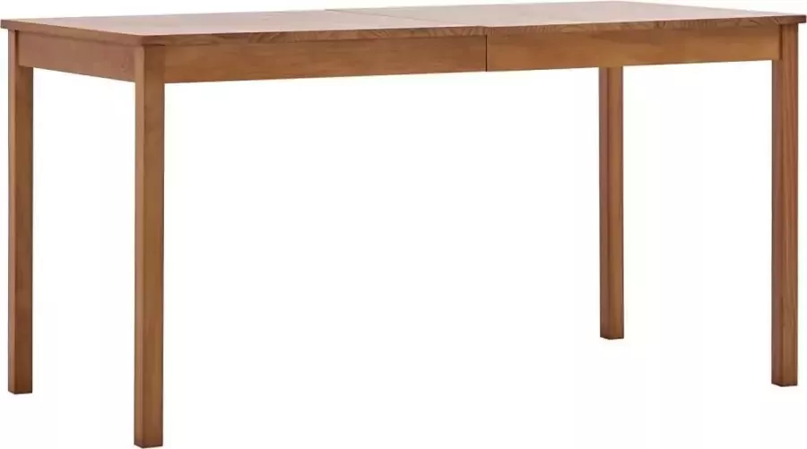 VidaXL -Eettafel-140x70x73-cm-grenenhout-honingbruin - Foto 3