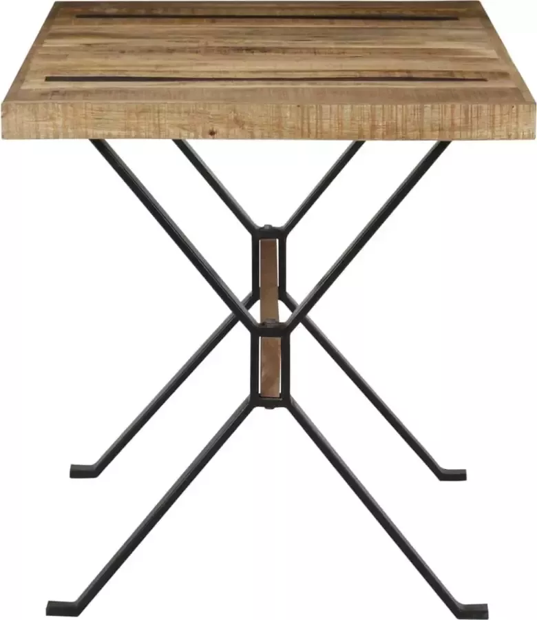 VidaXL -Eettafel-140x70x76-cm-ruw-mangohout - Foto 1