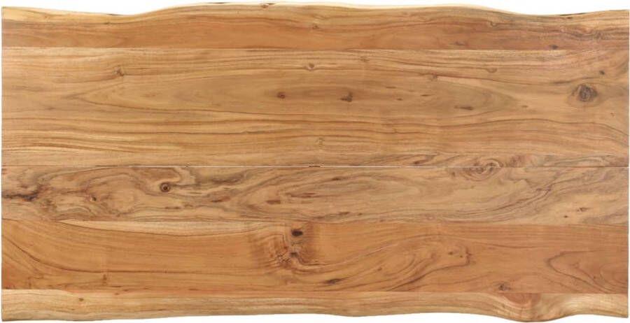 Vida XL Eettafel 154x80x76 cm massief acaciahout SKU: V286473 - Foto 2