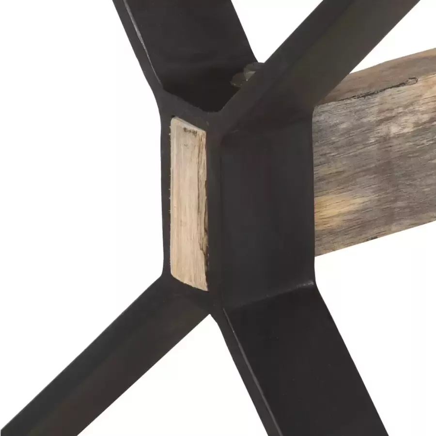 VidaXL -Eettafel-160x80x76-cm-ruw-mangohout - Foto 3