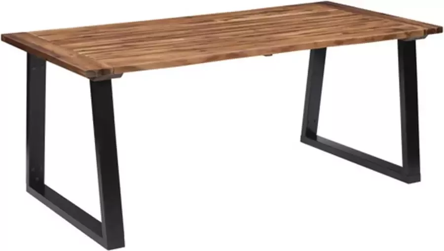 Vida XL Eettafel 180x90cm massief acaciahout SKU: V288068 - Foto 4