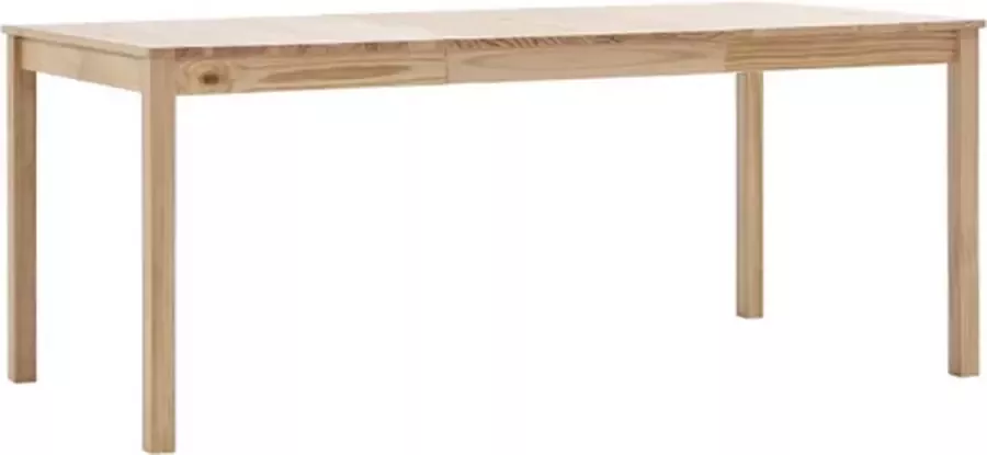 VIDAXL Eettafel 180x90x73 cm grenenhout - Foto 1