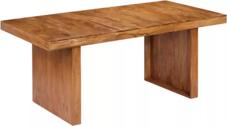 VidaXL -Eettafel-180x90x75-cm-massief-acaciahout - Foto 2