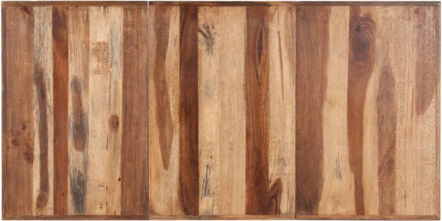 Vida XL Eettafel 180x90x75 cm massief hout met honingkleurige afwerking SKU: V321548 - Foto 3