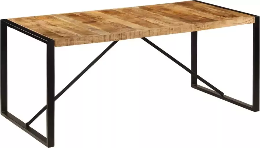 VidaXL -Eettafel-180x90x75-cm-massief-mangohout - Foto 2