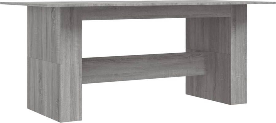 VidaXL -Eettafel-180x90x76-cm-bewerkt-hout-grijs-sonoma-eikenkleurig - Foto 2