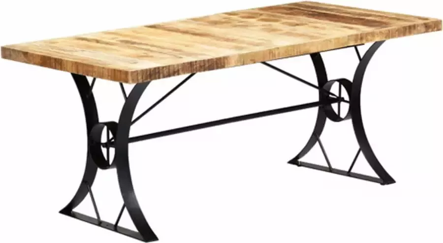 VidaXL -Eettafel-180x90x76-cm-massief-mangohout - Foto 1