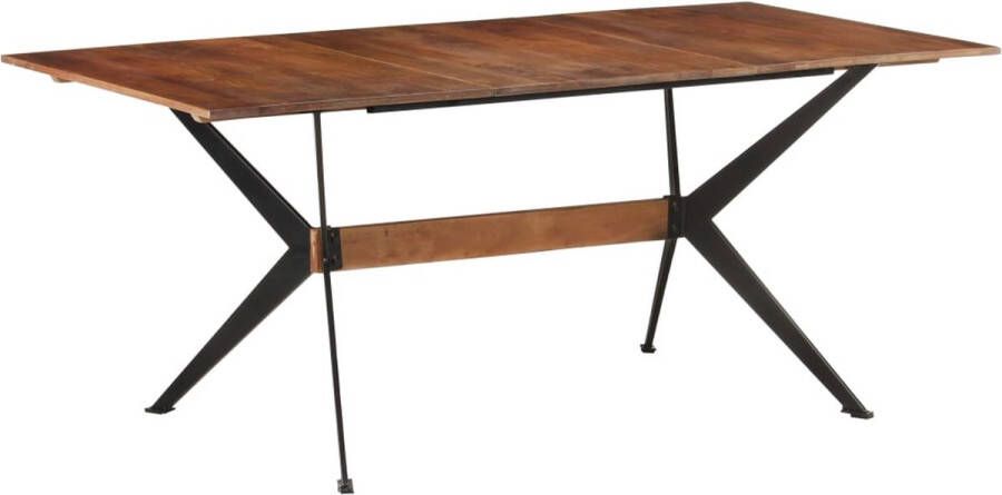 VidaXL -Eettafel-180x90x76-cm-massief-mangohout - Foto 3