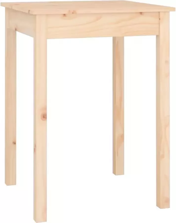 VidaXL -Eettafel-55x55x75-cm-massief-grenenhout - Foto 3