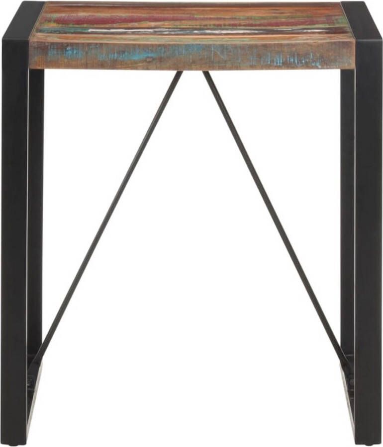 VidaXL -Eettafel-70x70x75-cm-massief-gerecycled-hout - Foto 4