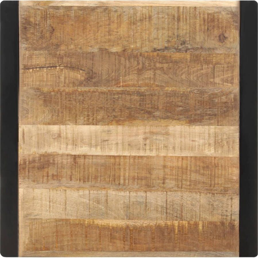 VidaXL -Eettafel-70x70x75-cm-massief-ruw-mangohout