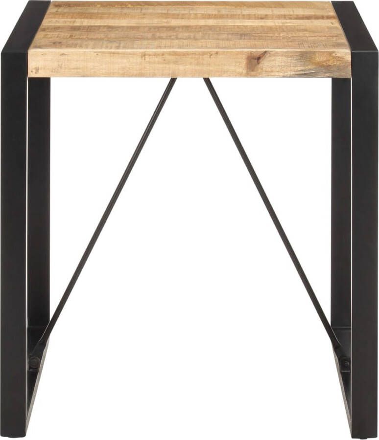 VidaXL -Eettafel-70x70x75-cm-massief-ruw-mangohout - Foto 3