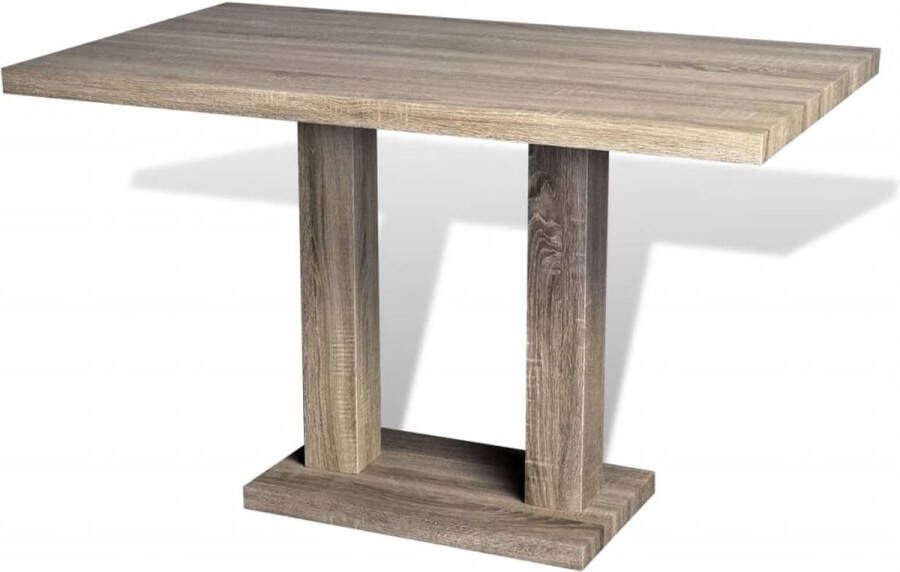 VidaXL -Eettafel-eiken-look-MDF - Foto 2