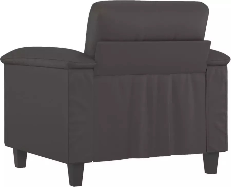 VidaXL -Fauteuil-60-cm-kunstleer-grijs - Foto 3
