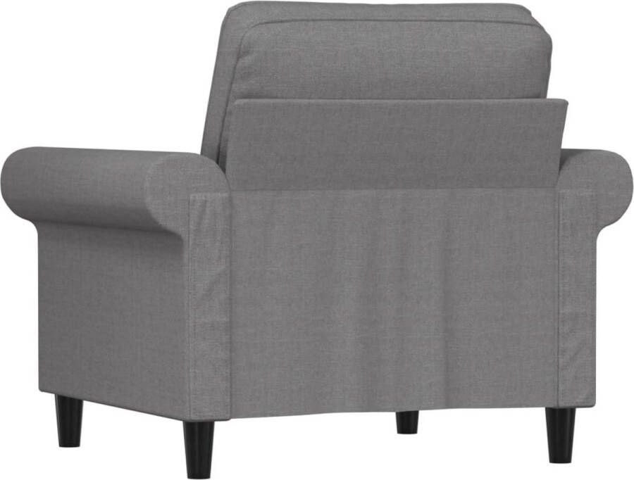 VIDAXL Fauteuil 60 cm stof lichtgrijs - Foto 3