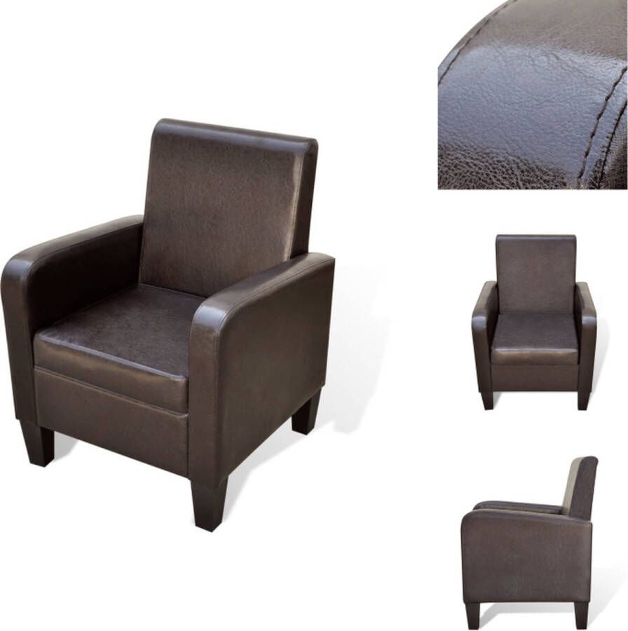 VidaXL Fauteuil 61 x 60 x 79.5 cm Hoogwaardig Grenenhout Fauteuil - Foto 2
