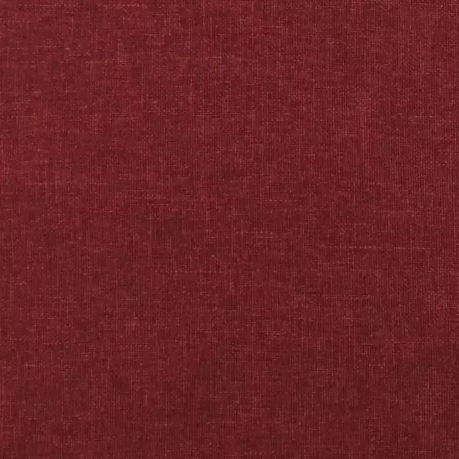 VidaXL Fauteuil met voetenbank 60 cm stof wijnrood