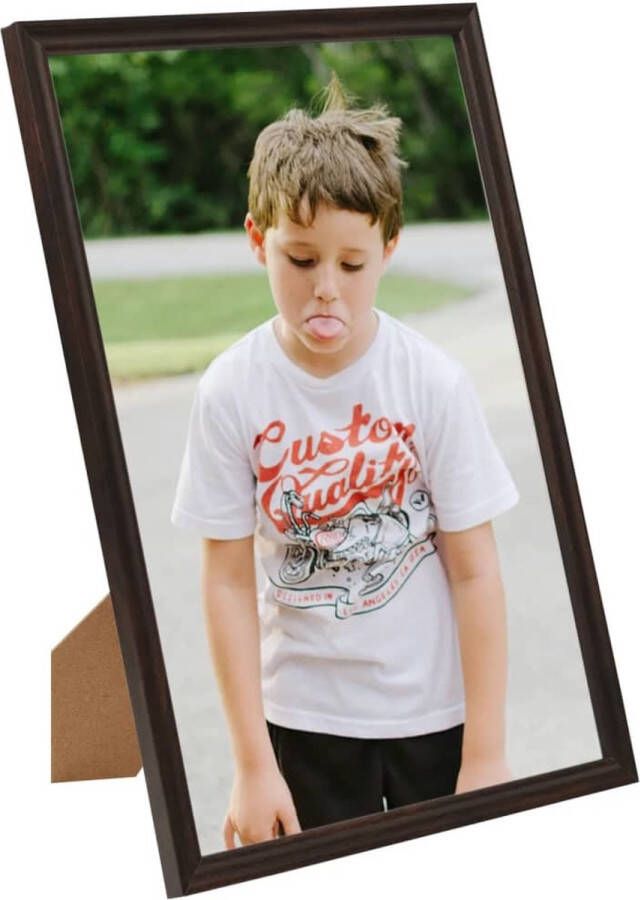 VidaXL Fotolijsten 3 st voor tafel 13x18 cm MDF zwart