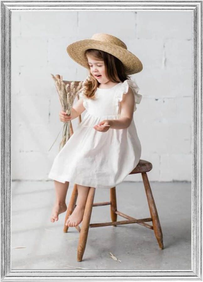 VidaXL Fotolijsten 3 st voor wand of tafel 18x24 cm MDF zilverkleurig