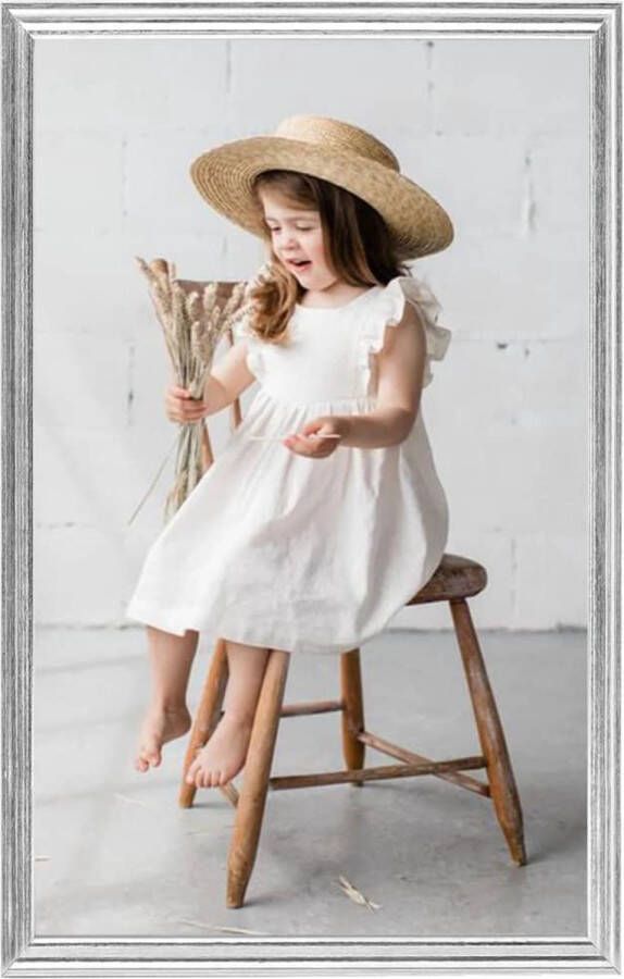 VidaXL Fotolijsten 5 st voor tafel 13x18cm MDF zilverkleurig