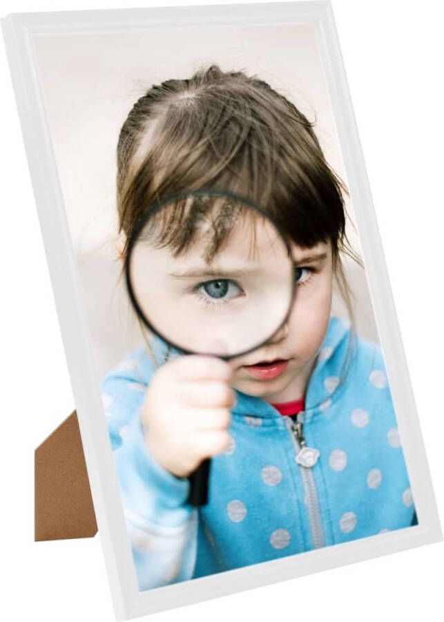 VidaXL Fotolijsten 5 st voor wand of tafel 21x29 7 cm MDF wit