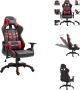 VidaXL Gamer Gamingstoel 68.5 x 68 x (118-125) cm Ergonomisch design Bureaustoel - Thumbnail 1