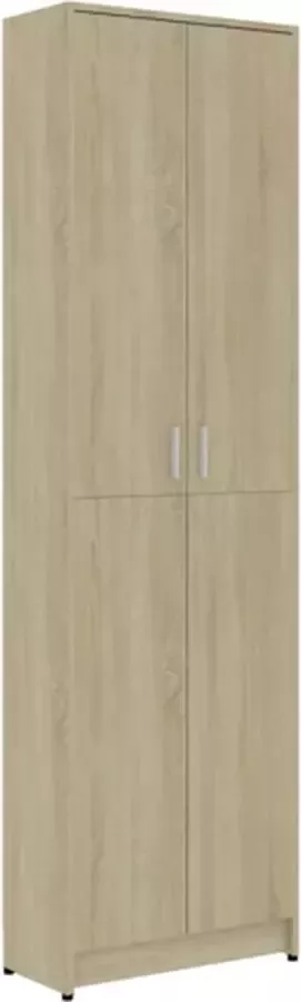 VidaXL -Gangkast-55x25x189-cm-bewerkt-hout-sonoma-eikenkleurig - Foto 4