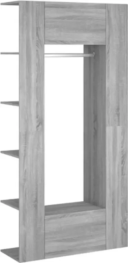 VidaXL -Gangkasten-2-st-bewerkt-hout-grijs-sonoma-eikenkleurig - Foto 3