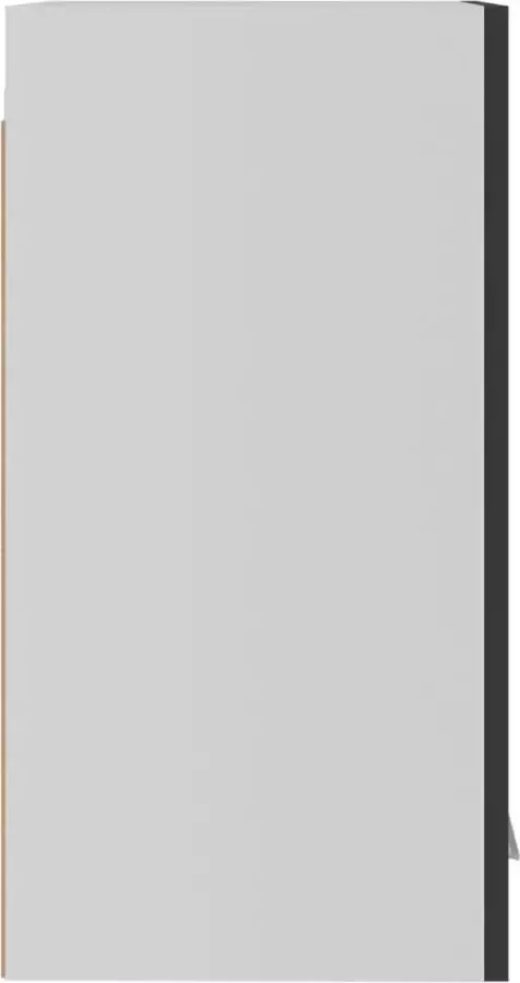 VIDAXL Hangkast 29 5x31x60 cm bewerkt hout grijs