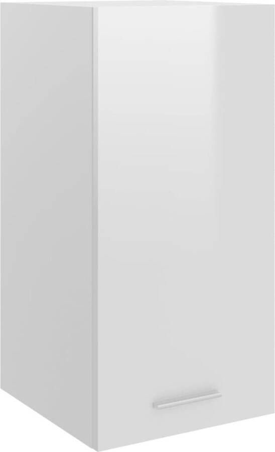 VidaXL -Hangkast-29 5x31x60-cm-bewerkt-hout-hoogglans-wit